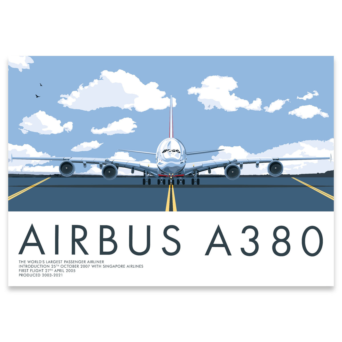 Airbus A380 Super Jumbo Print, Plane Art, Aviation Art, Aviation Poster, Ideal Gift