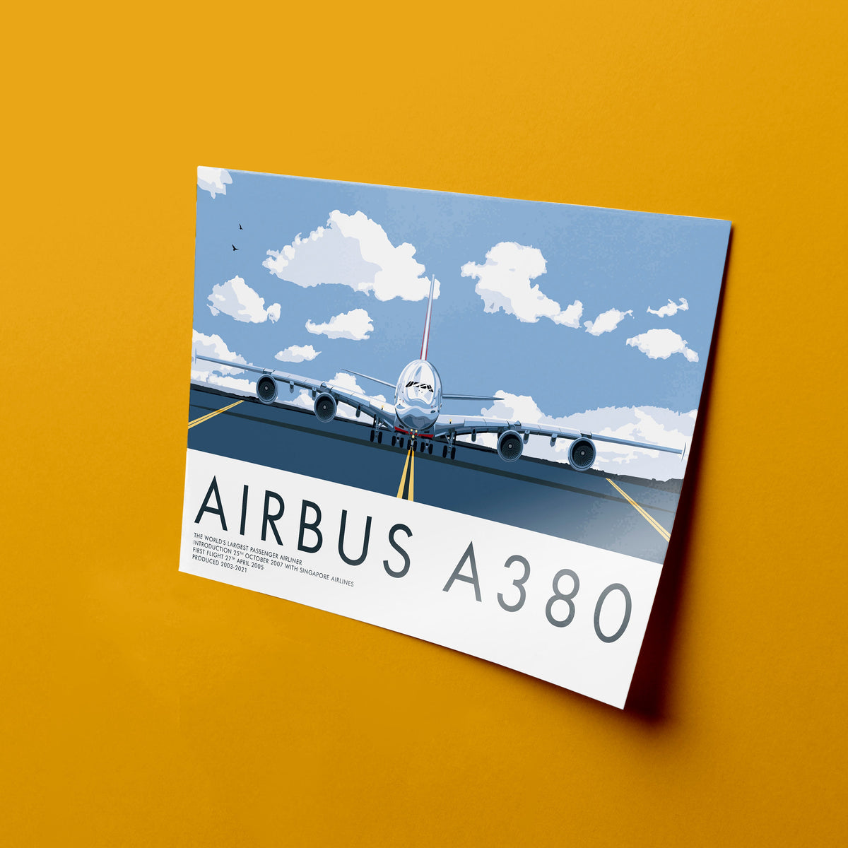 Airbus A380 Super Jumbo Print, Plane Art, Aviation Art, Aviation Poster, Ideal Gift