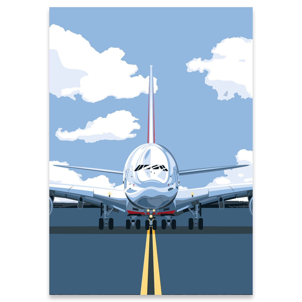 Airbus A380 Triptych, 3 Aviation Prints, Airliner, Plane Art, Ideal Gift, Super Jumbo