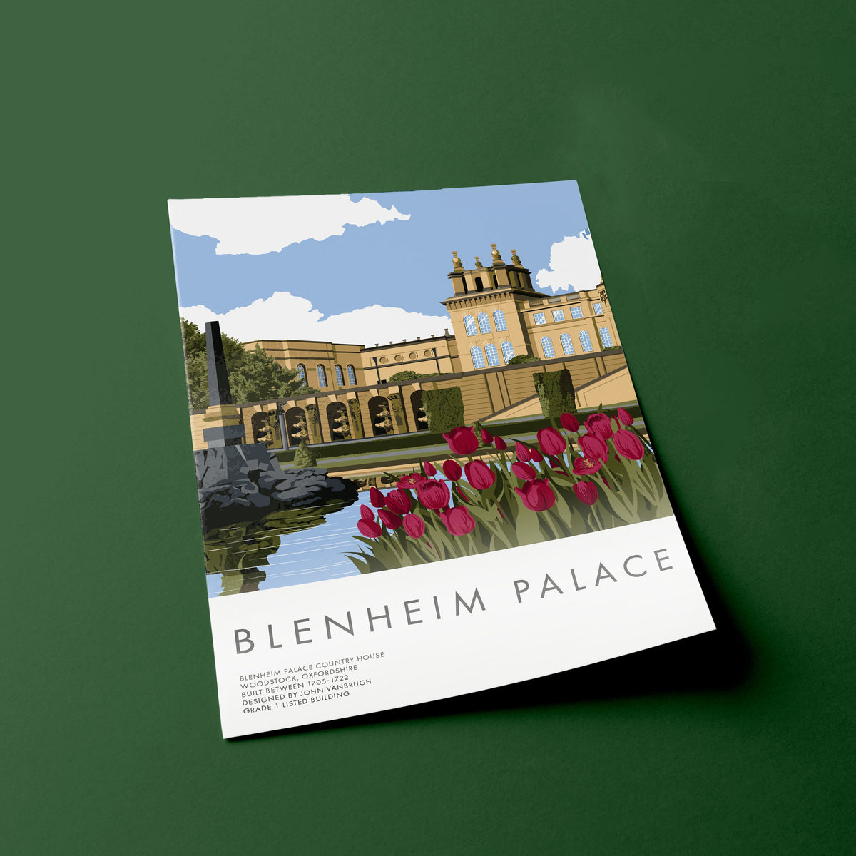 Blenheim Palace, Oxfordshire, England, Heritage poster