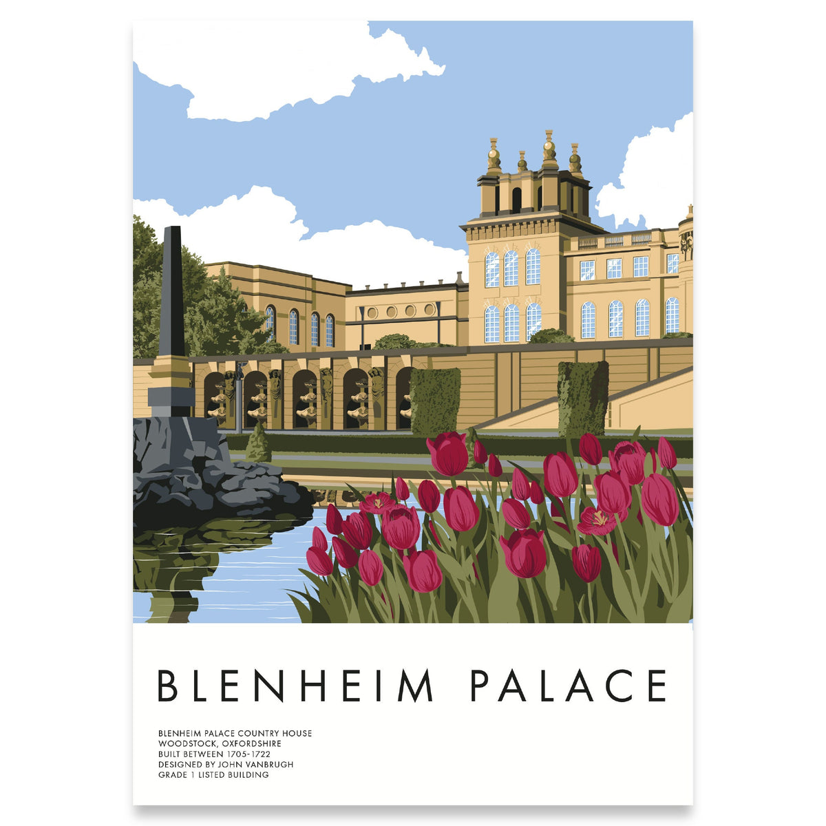 Blenheim Palace, Oxfordshire, England, Heritage poster