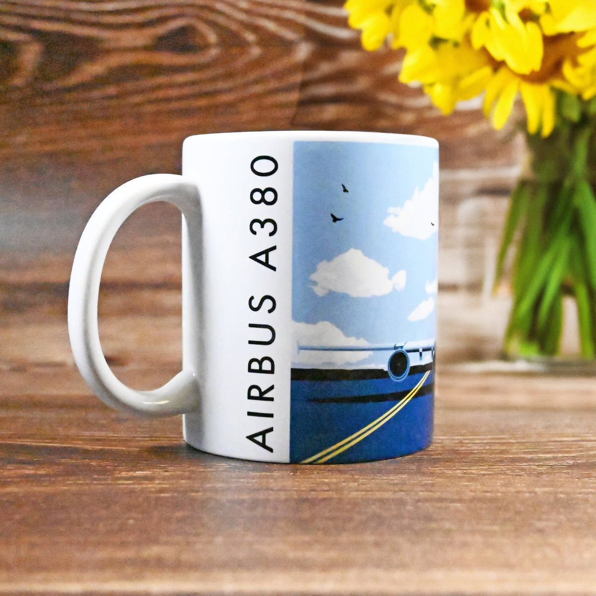 Airbus A380 Aircraft Ceramic Mug