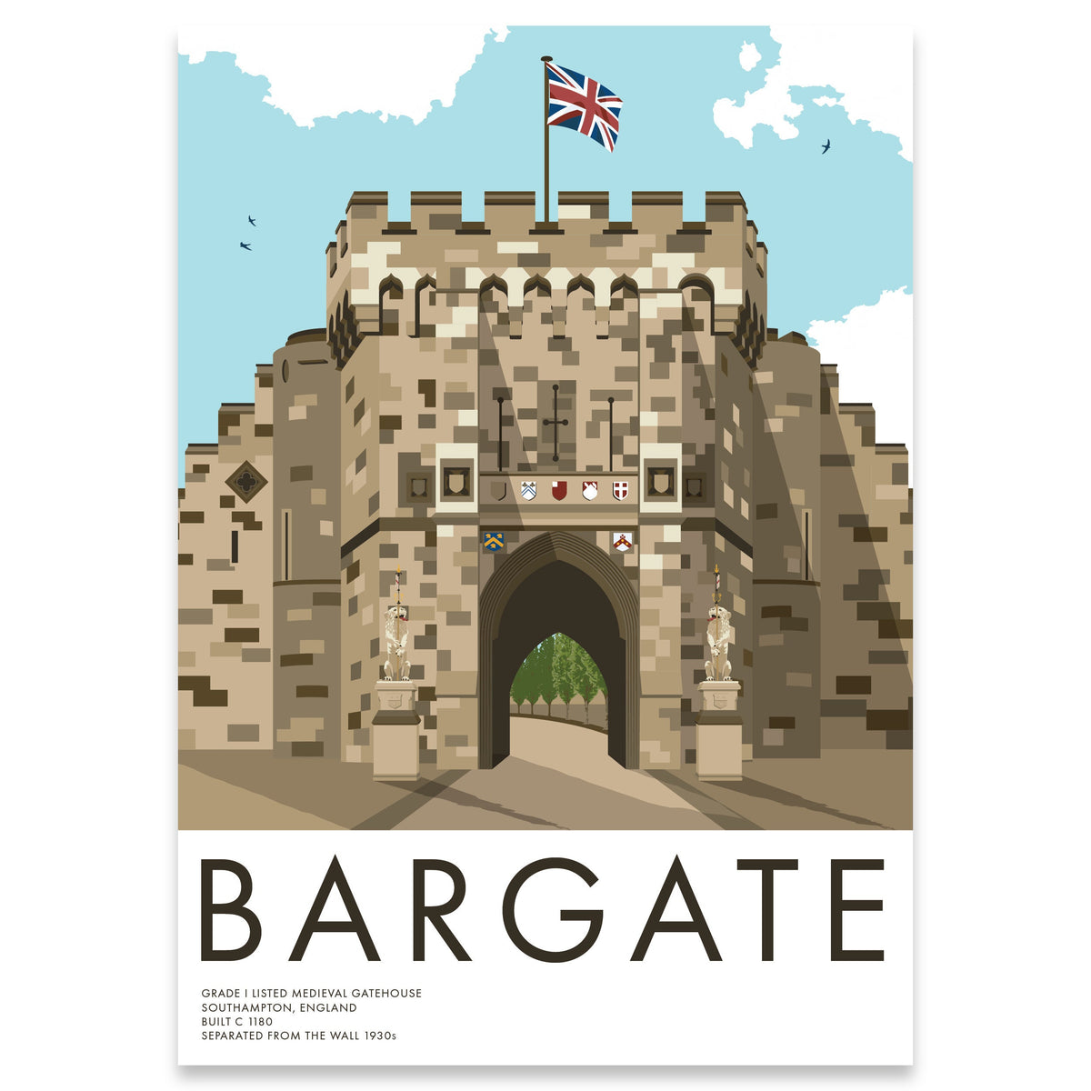 Bargate Southampton |  Grade I listed medieval gatehouse | Hampshire | City Walls
