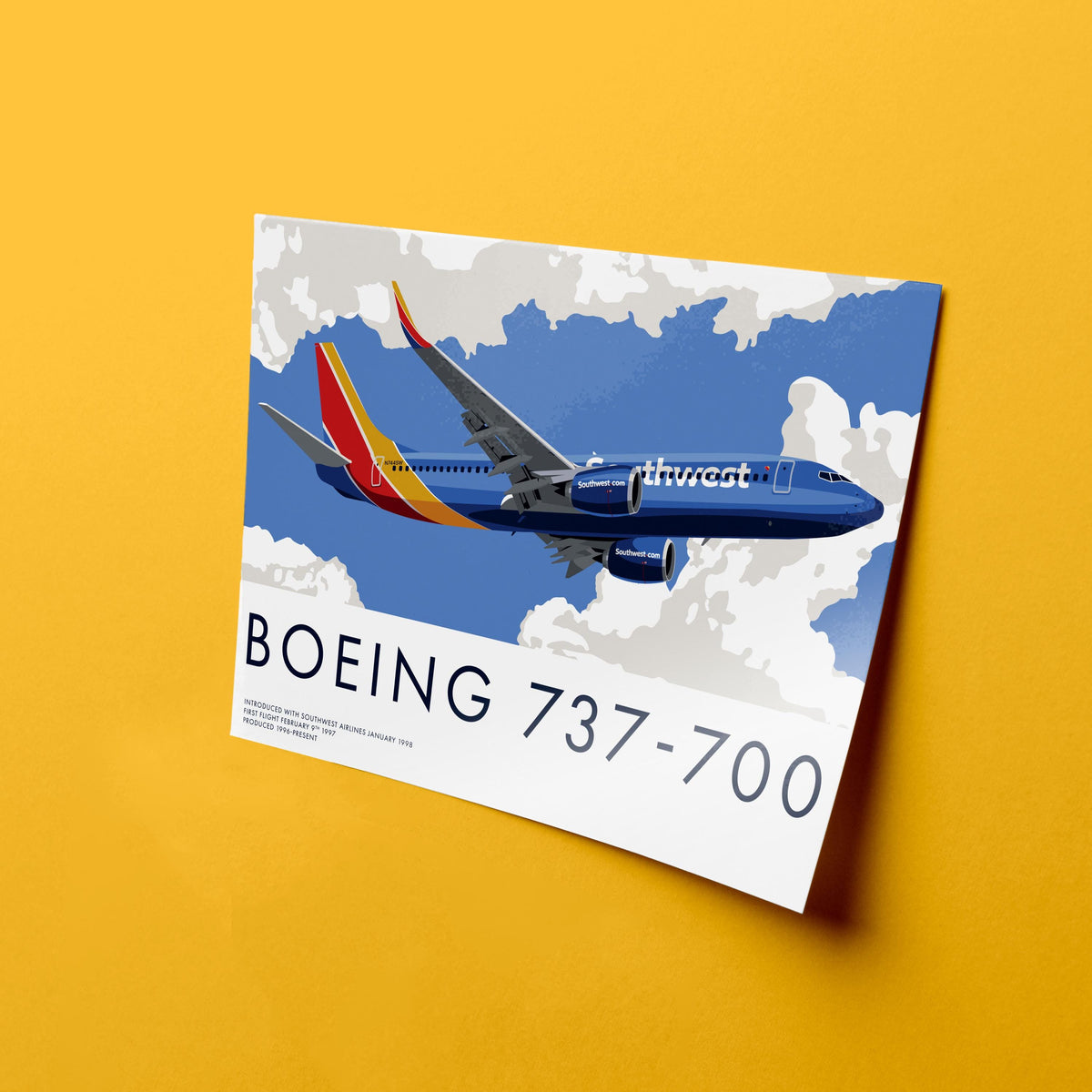Boeing 737-700 Southwest Airlines Print – Aviation Art