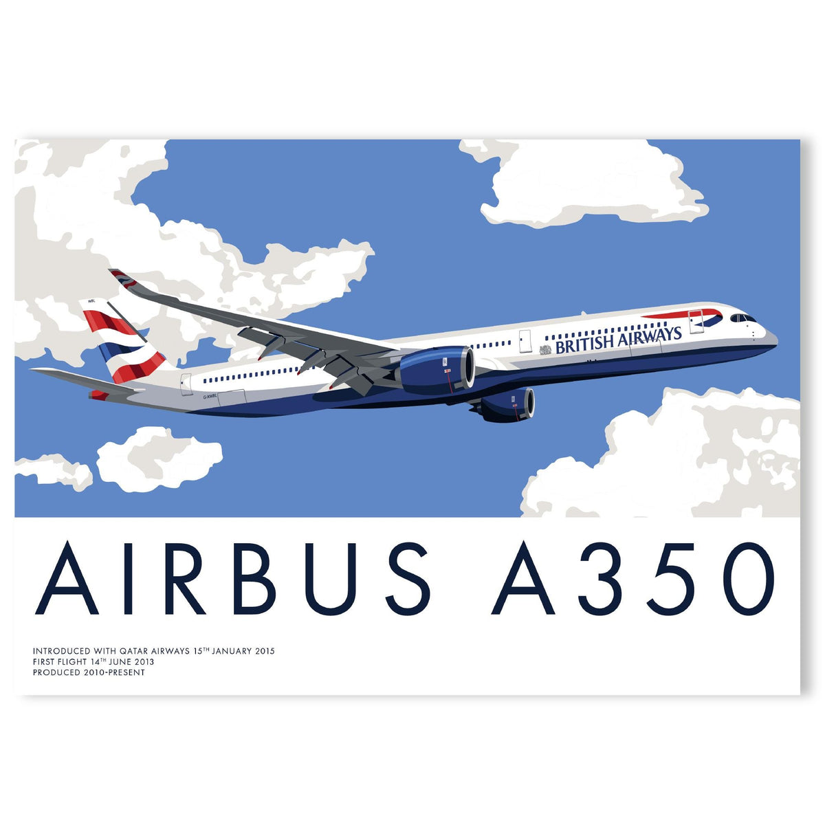 Airbus A380, A350 & A320 Print Set: Aviation Wall Art