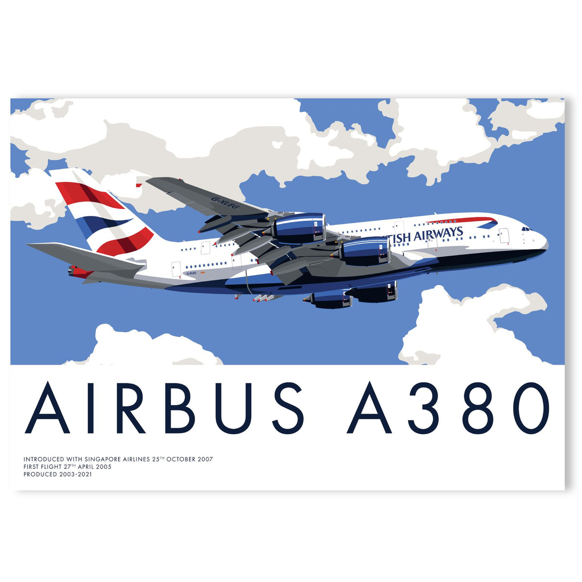 Airbus A380, A350 & A320 Print Set: Aviation Wall Art
