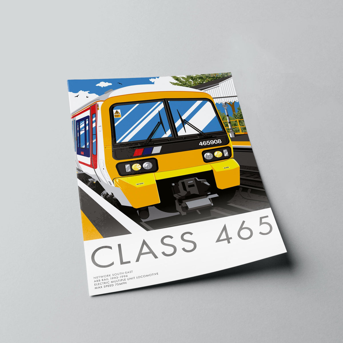 British Rail Class 465 Networker Network SouthEast Train Print
