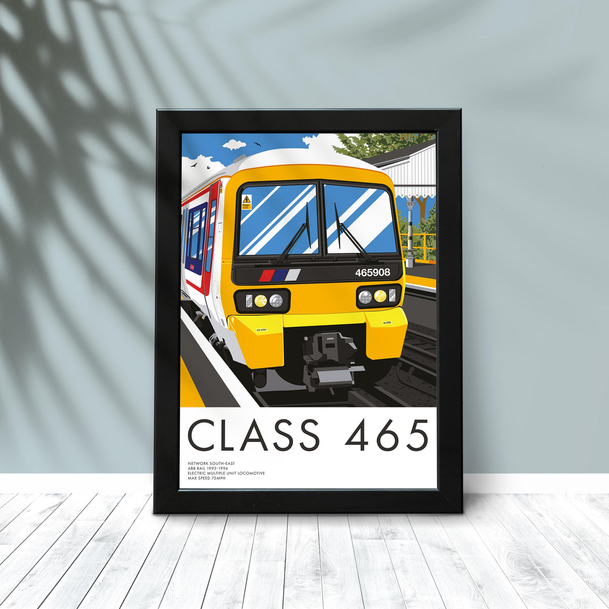 British Rail Class 465 Networker Network SouthEast Train Print